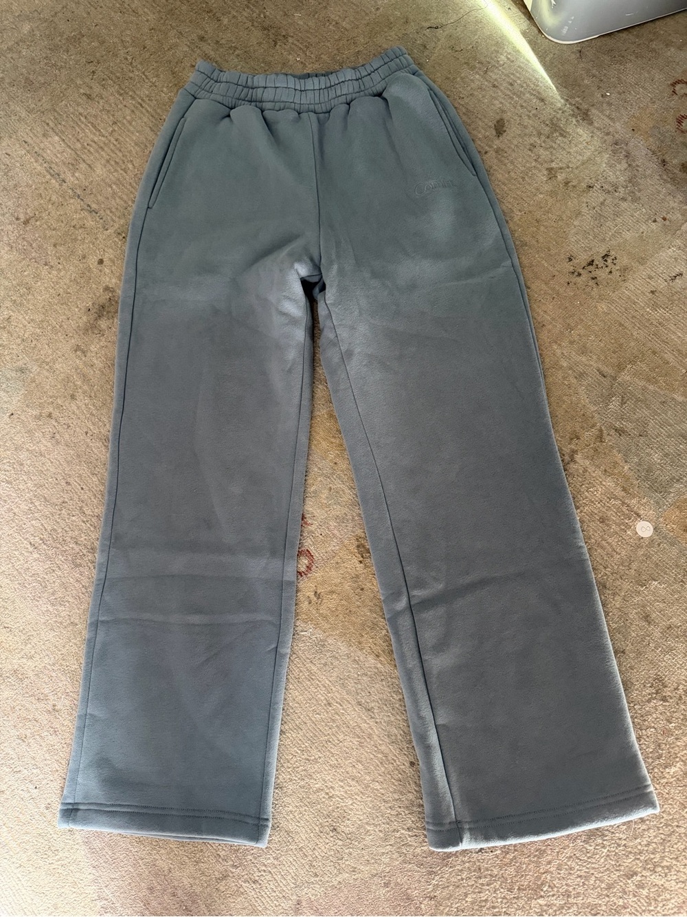 Women’s Sky Blue Fleece Halo Lightweight Straight Leg Sweatpants size Small - Picture 4 of 5